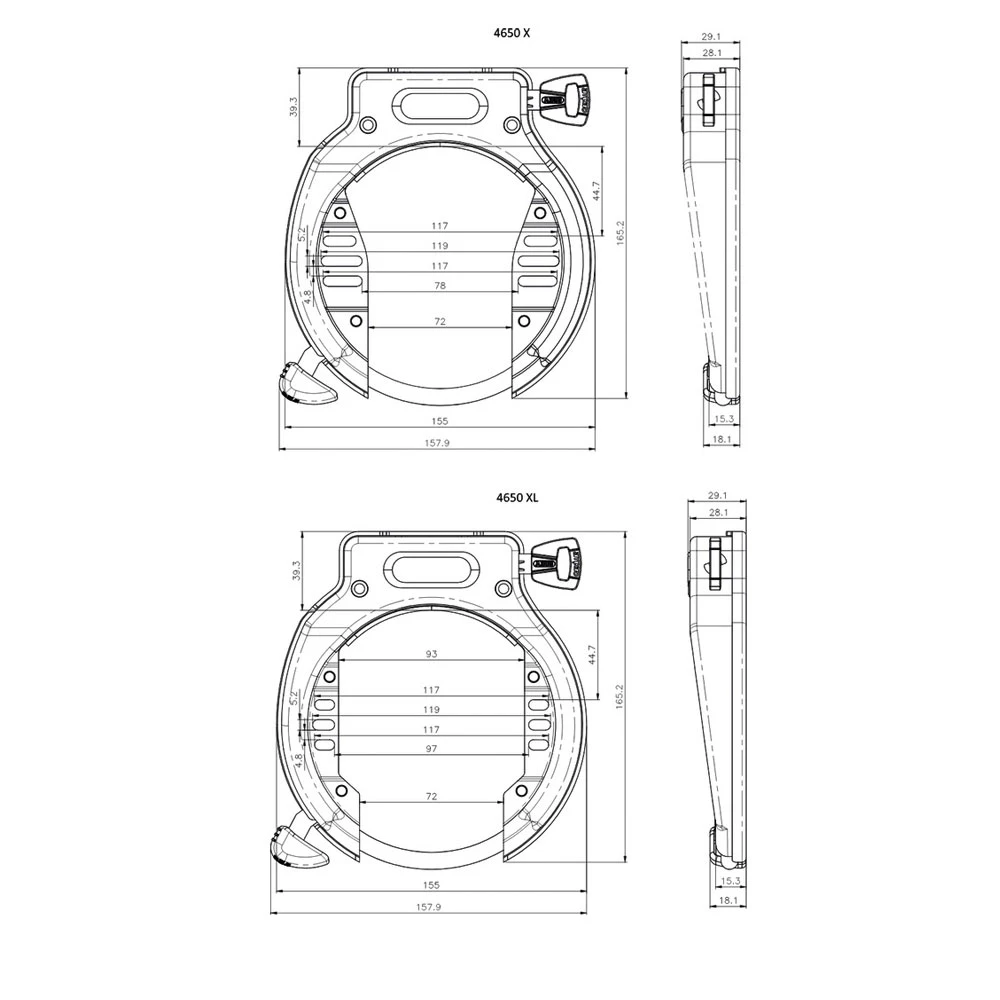 Abus AMAPARO 4650XL NR Black OE 2 Abus AMAPARO 4650XL NR Black OE – Bild 2
