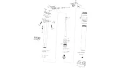 Rockshox, Ersatz Für Variostütze, Entlüftungskit -Fahrradteile Serien Geschäft 5c2a6e