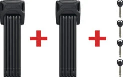 Abus BORDO XPlus™ 6000K/90 Black SH TwinSet