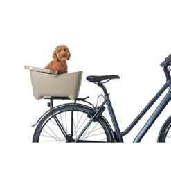 Basil Hinterrad-Tierfahrradkorb Buddy MIK -Fahrradteile Serien Geschäft basil buddy mik hundefahrradkorb hinten biscotti b 6