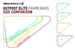 Blackburn Outpost Elite Frame Bag Medium Short Black -Fahrradteile Serien Geschäft blackburn outpost elite gro83e4a