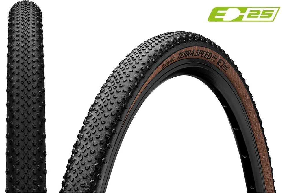 Continental 40-622 Terra Speed ProTection, TL-Ready, E-25, Falt, Schwarz/transparent Skin 1 Continental 40-622 Terra Speed ProTection, TL-Ready, E-25, Falt, Schwarz/transparent Skin