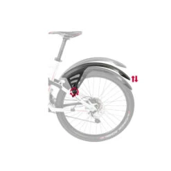 Zefal Steckradschützer Set Deflector FM60/RS75 -Fahrradteile Serien Geschäft deflector rs75 3 web