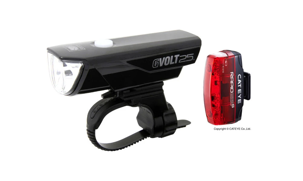 Cat Eye Beleuchtungskit GVolt 25 + Micro G 1 Cat Eye Beleuchtungskit GVolt 25 + Micro G
