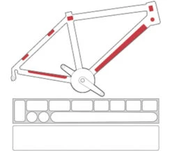 ZEFAL Zéfal Rahmenschutzfolie Skin Armor Set M