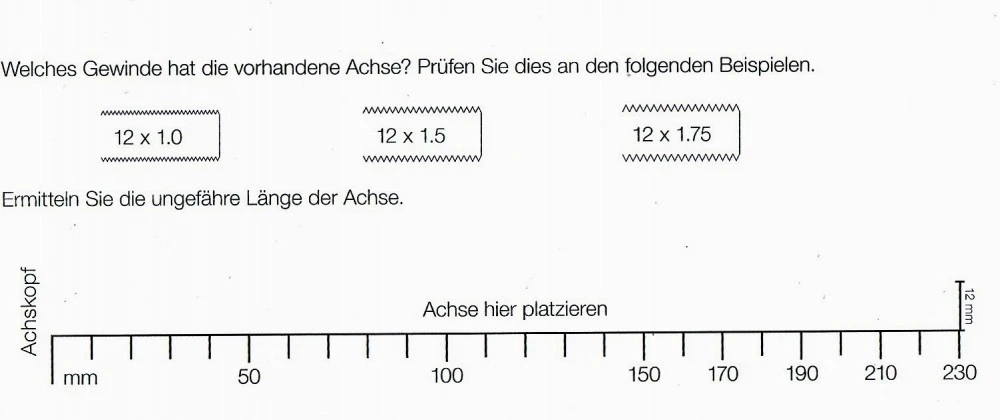 Thule Chariot Steckachse Für Thule Achsadapter M12x1,75 MAXLE Trek 4 Thule Chariot Steckachse Für Thule Achsadapter M12x1,75 MAXLE Trek – Bild 4