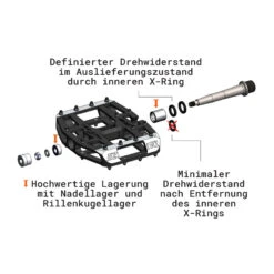 Tatze MC-Air Flatpedal -Fahrradteile Serien Geschäft mc air web 7