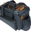 Basil Gepäckträgertasche "Miles XL Pro MIK", Black Orange