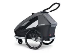 CROOZER Kid Keeke 1 Mountain Grey - Fahrradanhänger -Fahrradteile Serien Geschäft rot 0 6