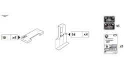 Thule Rapid System Kit - 1055 -Fahrradteile Serien Geschäft thule zubehoer rapid kit system 1055 3