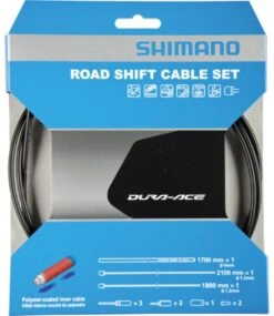 Shimano Schaltzug-Set Road Polymerbeschichtet Schwarz